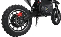 Kinder-Crossbike Viper, Elektro-Kindermotorrad, 1000 Watt, bis 24 km/h, Scheibenbremsen, ab 8 Jahren (Schwarz)