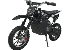 Kinder-Crossbike Viper, Elektro-Kindermotorrad, 1000 Watt, bis 24 km/h, Scheibenbremsen, ab 8 Jahren (Schwarz)