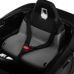 Kinder-Elektroauto BMW i4, Fernbedienung, LED-Beleuchtung, Soft-Start-Funktion (Schwarz)