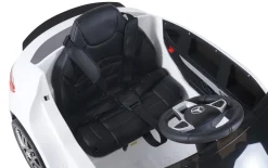 Kinder-Elektroauto Mercedes AMG GLC 63S Coupé, 4x4-Antrieb, Fernbedienung, 140 Watt, LED, EVA-Reifen (Weiß)