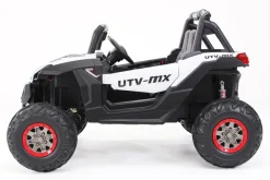 Kinder-Elektroauto UTV Buggy MX Allrad 4x4 (Schwarz Weiß)