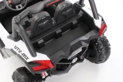 Kinder-Elektroauto UTV Buggy MX Allrad 4x4 (Schwarz Weiß)
