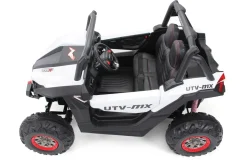 Kinder-Elektroauto UTV Buggy MX Allrad 4x4 (Schwarz Weiß)
