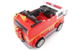 Kinder-Elektro-Feuerwehrauto LL911, 2-Sitzer, Sirene, Spritze, EVA-Reifen, 90 Watt, Fernbedienung