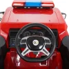 Kinder-Elektro-Feuerwehrauto SX1818, Spritze, Sirene, Blaulicht, 70 Watt, Servolenkung, Bluetooth