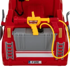 Kinder-Elektro-Feuerwehrauto LF112, Wasserspritze, Sirene, Sprechanlage, Einsatzlicht, 50W, MP3