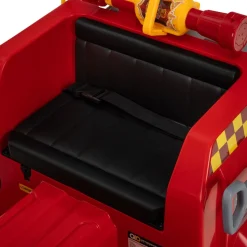 Kinder-Elektro-Feuerwehrauto LF112, Wasserspritze, Sirene, Sprechanlage, Einsatzlicht, 50W, MP3