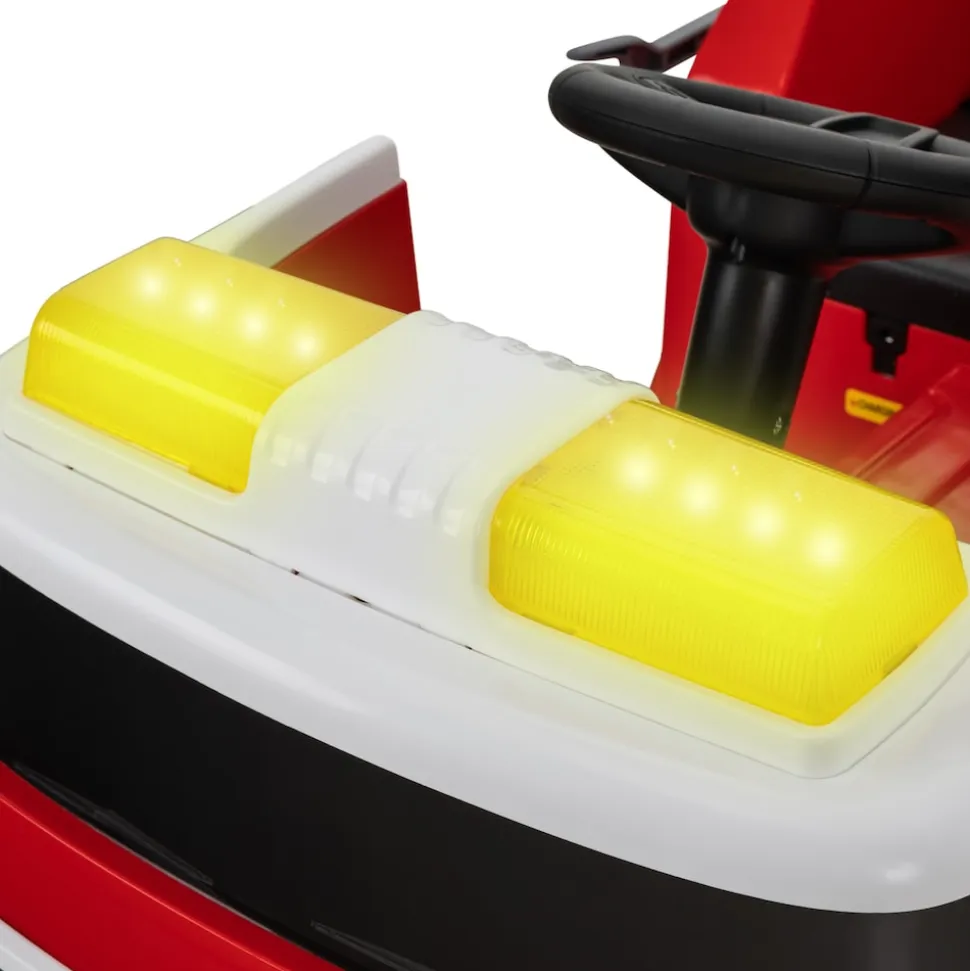 Kinder-Elektro-Feuerwehrauto LF112, Wasserspritze, Sirene, Sprechanlage, Einsatzlicht, 50W, MP3