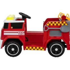 Kinder-Elektro-Feuerwehrauto LF112, Wasserspritze, Sirene, Sprechanlage, Einsatzlicht, 50W, MP3