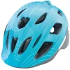 Kinder-Fahrradhelm, stoßfeste Hartschaum-Innenschale, LED-Licht, reflektierende Gurtbänder und 5 Reflektionsstreifen, Größe: 53-55 cm, Farbe: türkis