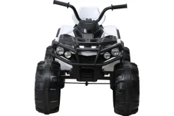 Kinderquad Bumper, Kinder-Elektroauto mit Fernbedienung, 70 Watt, Stoßdämpfer, Bremsautomatik, LED (Weiß)
