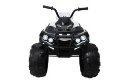 Kinderquad Bumper, Kinder-Elektroauto mit Fernbedienung, 70 Watt, Stoßdämpfer, Bremsautomatik, LED (Weiß)