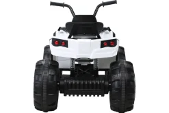 Kinderquad Bumper, Kinder-Elektroauto mit Fernbedienung, 70 Watt, Stoßdämpfer, Bremsautomatik, LED (Weiß)