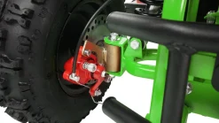 Kinderquad Racer 1000, Pocket-Quad mit 1000 Watt Elektromotor, 3 Batterien, Stoßdämpfer, bis 24 km/h (Schwarz/Grün)