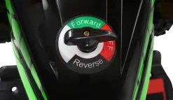 Kinderquad Racer 1000, Pocket-Quad mit 1000 Watt Elektromotor, 3 Batterien, Stoßdämpfer, bis 24 km/h (Schwarz/Grün)