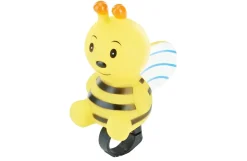Kinderrad-Hupe, Kunststoff, grüner Frosch und gelbe Biene
