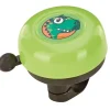 Kinderrad-Klingel, Metall, grün mit Dino-Motiv