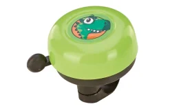 Kinderrad-Klingel, Metall, grün mit Dino-Motiv