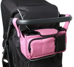 Kinderwagen Organizer Buggy 2 Getränkehalter Aufbewahrung für Windeln Spielzeug