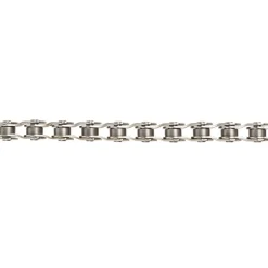 KMC HL1 Wide Silver Fahrradkette 1 fach 100 Glieder 1/2" x 1/8" Singlespeed Nabenschaltung Half Link Halbglied Fahrrad Kette