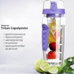 LA VAGUE Trinkflasche mit Einsatz VITALITY