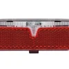 LED-Batterierücklicht, mit Z-Reflektor, feste Montage am Gepäckträger, inkl. Batterien