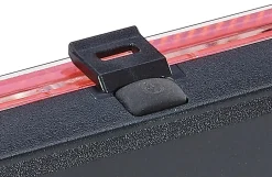 LED-Batterierücklicht, mit Z-Reflektor, feste Montage am Gepäckträger, inkl. Batterien