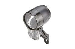 LED-Scheinwerfer 100 Lux, für E-Bikes und Nabendynamo, abnehmbarer Reflektor