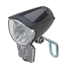 LED-Scheinwerfer 70 Lux, mit Standlicht, für E-Bikes und Naben- und Seitendynamo, abnehmarer Reflektor