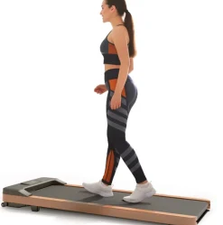 LETIX Elektrisches Laufband DeskWalk für zu Hause oder Büro, LCD-Display Motorisiertes Fitnessgerät, Schreibtisch Heimtrainer - Holz Optik - versch. Ausführungen