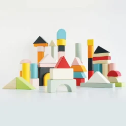 Le Toy Van 60 Bauklötze Holz pastell bunt