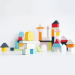 Le Toy Van 60 Bauklötze Holz pastell bunt