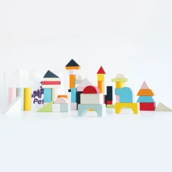 Le Toy Van 60 Bauklötze Holz pastell bunt