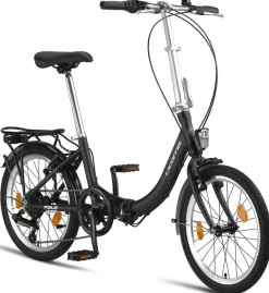 Licorne Bike Fold Premium Klapprad Stil:V-Bremse;Farbe:Schwarz/Anthrazit