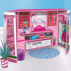 Lisciani 76918 - Barbie Fashion Boutique mit Barbie-Puppe Ankleideraum Modedesign Design Spielset