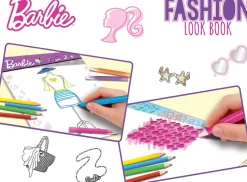 Lisciani 12677 - Barbie - Fashion Trend Look Book Kreativset Malbuch Kreativbuch für Mädchen