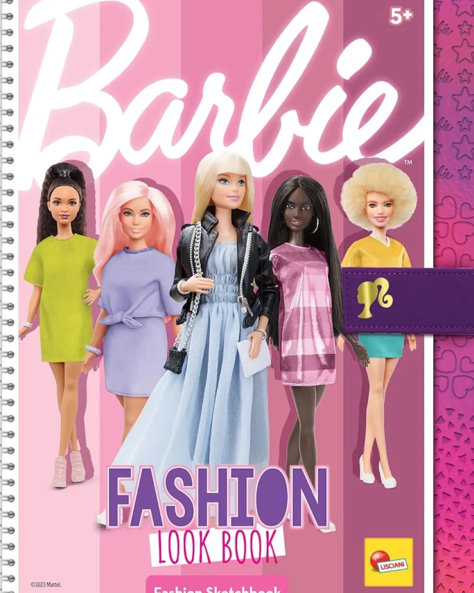 Lisciani 12677 - Barbie - Fashion Trend Look Book Kreativset Malbuch Kreativbuch für Mädchen