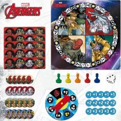 Lisciani 100910 - Brettspiel - Marvel Avengers Unite Game Thanos Revenge mehrsprachig