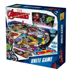 Lisciani 100910 - Brettspiel - Marvel Avengers Unite Game Thanos Revenge mehrsprachig