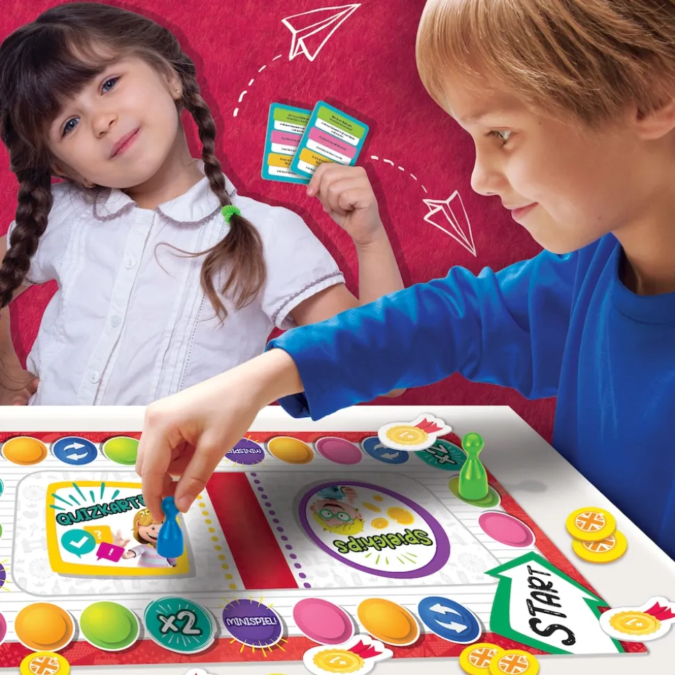 Lisciani DE48892 - Das Englisch Quiz Lernspiel Grundschule Vokabeln lernen Sprachspiel English