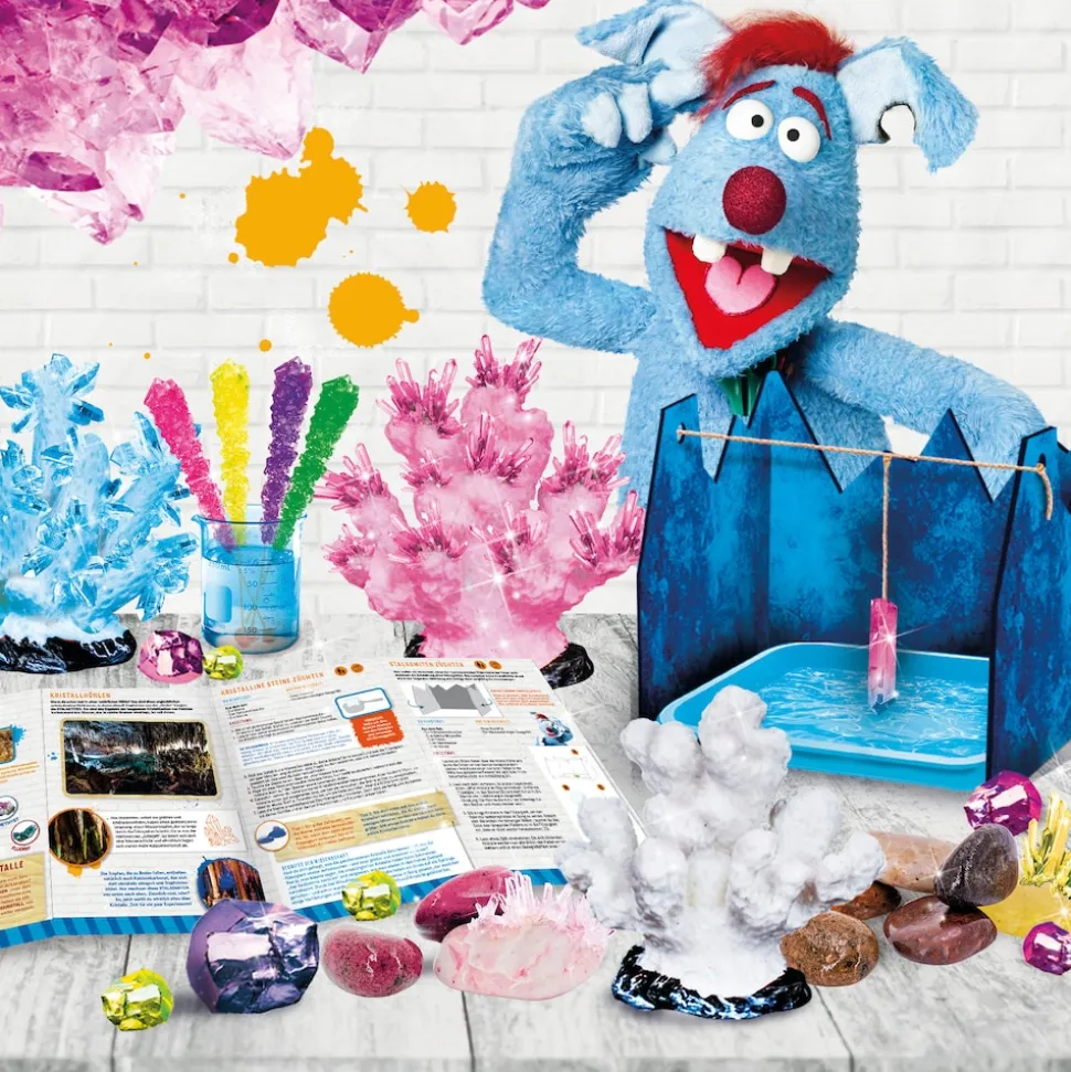 Lisciani DE100217WG - Woozle Goozle Die Wissenschaft der Kristalle Experimentierkasten forschen