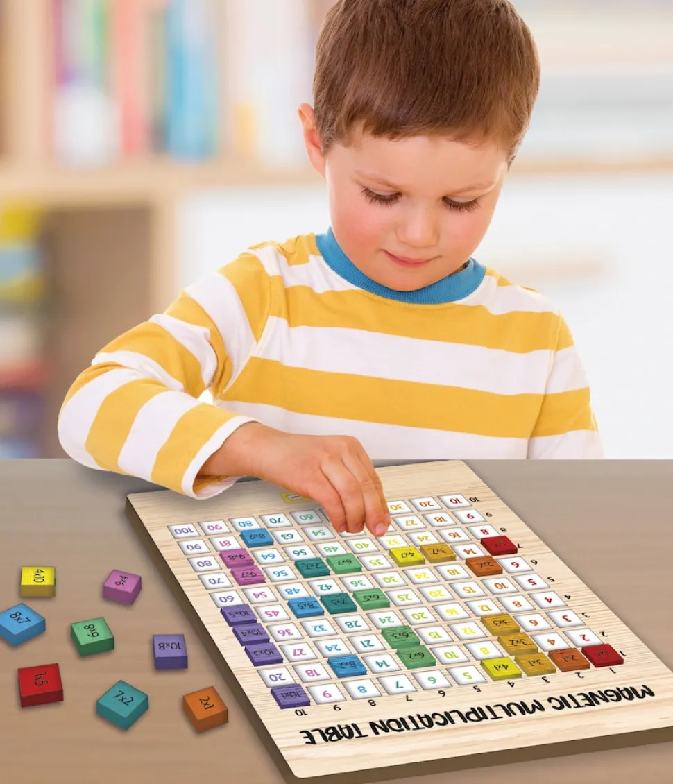 Lisciani EX105502 - Magnetische Multiplikations Tafel rechnen Grundschule Einmaleins Mathe Kinder