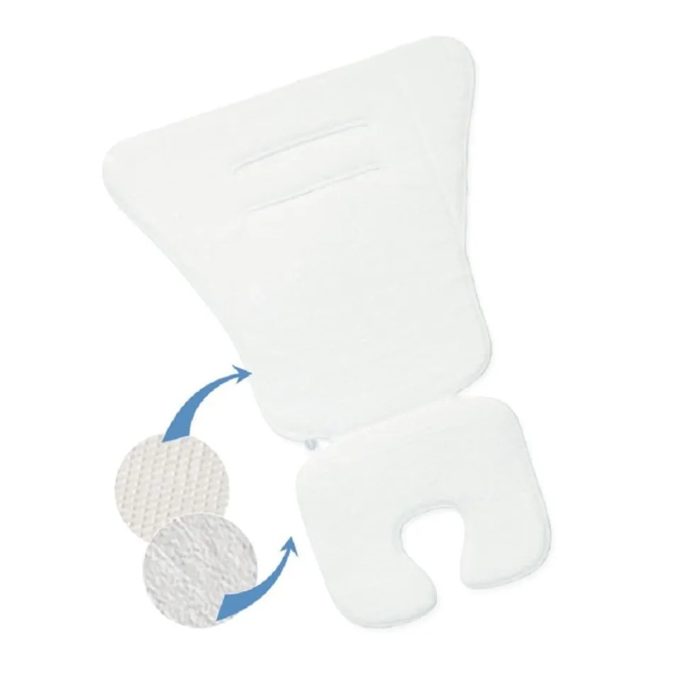 Lorelli Baby Universal Kindereinlage Duo Komfort, Sitzauflage, wasserabweisend weiß