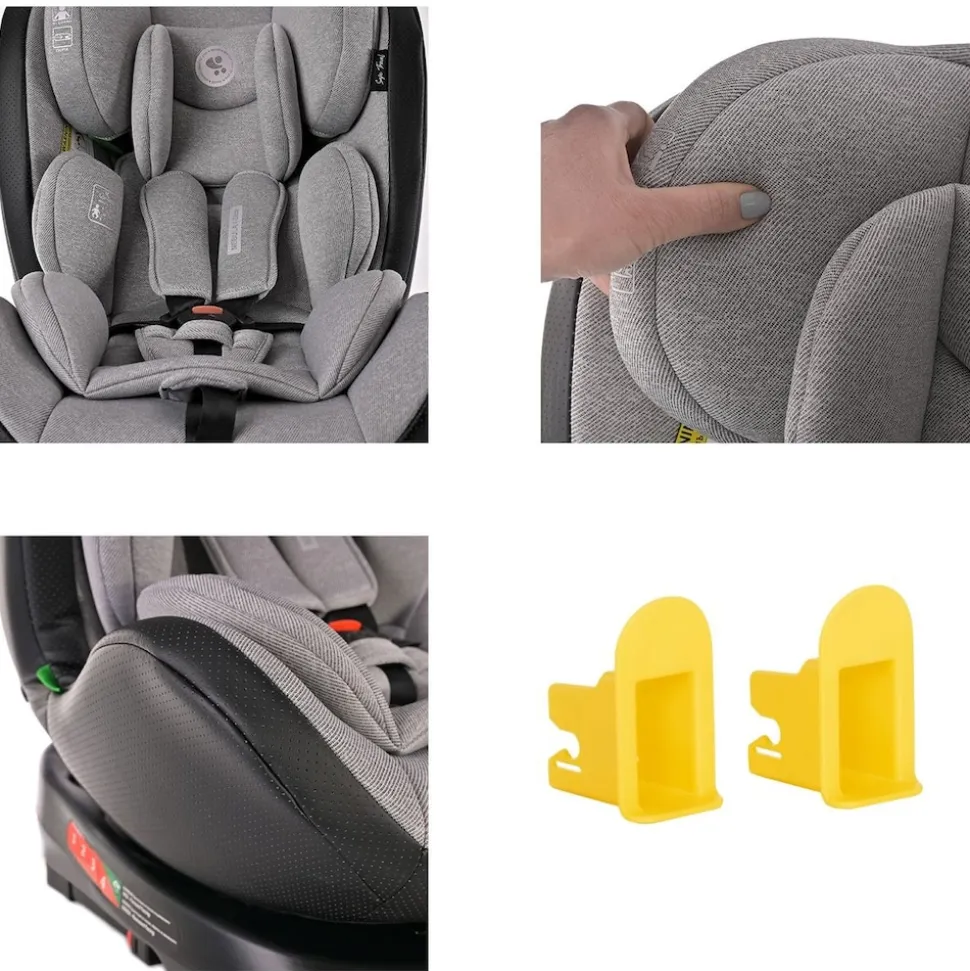 Lorelli i-Size Kindersitz Nebula (40-150cm) Isofix, 360° drehbar, verstellbar hellgrün