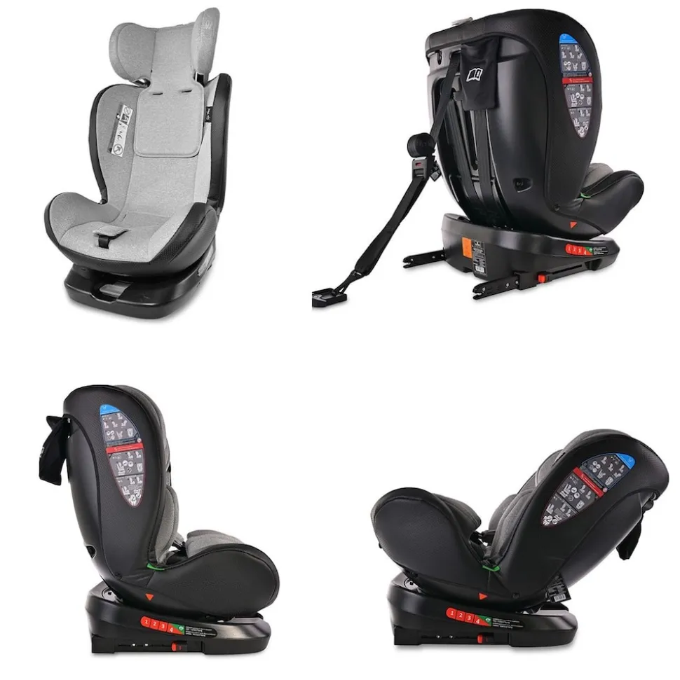 Lorelli i-Size Kindersitz Nebula (40-150cm) Isofix, 360° drehbar, verstellbar hellgrün