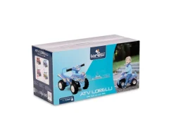 Lorelli Kinder Rutschauto ATV Signalton Rückenlehne Quad Design Staufach pink
