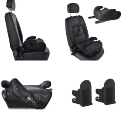 Lorelli Kindersitz Cosmos i-Size (125-150cm) Isofix, Bezug abnehmbar, Armlehne grün