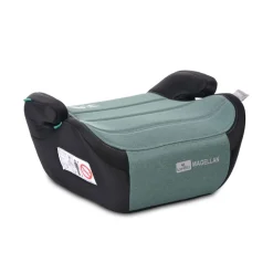Lorelli Kinder Sitzerhöhung i-Size Magellan (125-150cm) Bezug waschbar, Booster grün