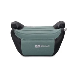 Lorelli Kinder Sitzerhöhung i-Size Magellan (125-150cm) Bezug waschbar, Booster grün