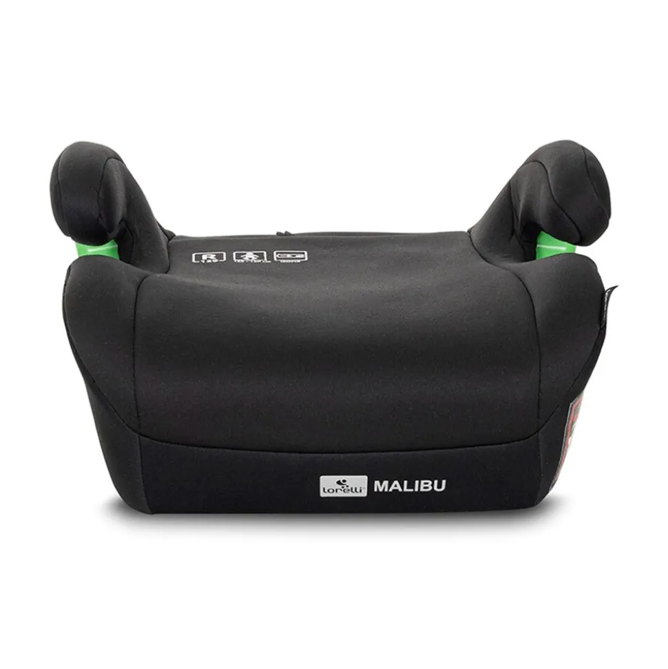 Lorelli Kindersitzerhöhung Malibu 125-150cm Isofix abnehmbarer Bezug Armlehne schwarz